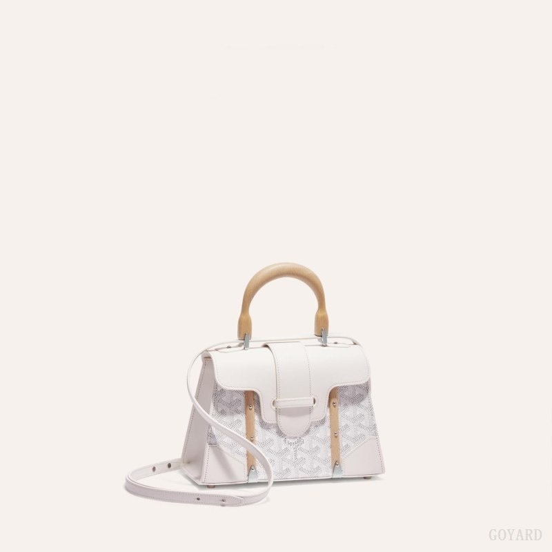 White Goyard SAÏGON STRUCTURE MINI BAG | GZPW6104