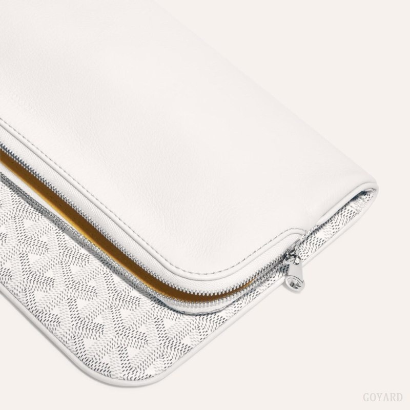 White Goyard SAINTE-MARIE CLUTCH | IFXQ6557