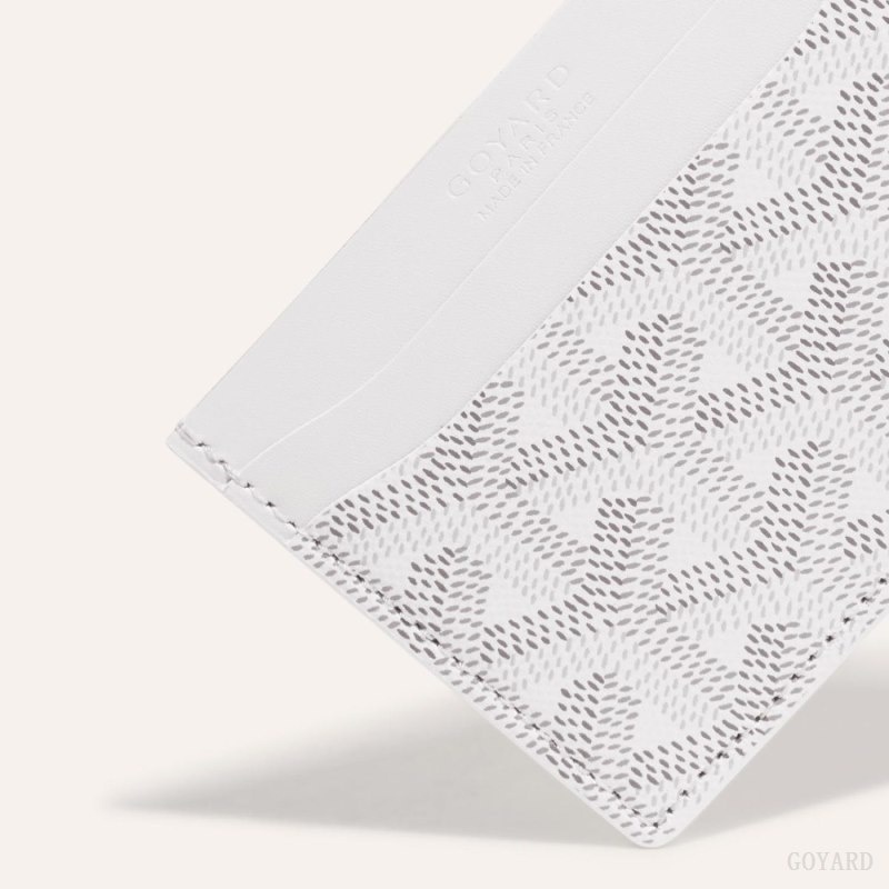 White Goyard SAINT-SULPICE CARD WALLET | YDVM4031