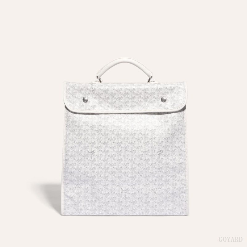 White Goyard SAINT LEGER BACKPACK | AWSB5884