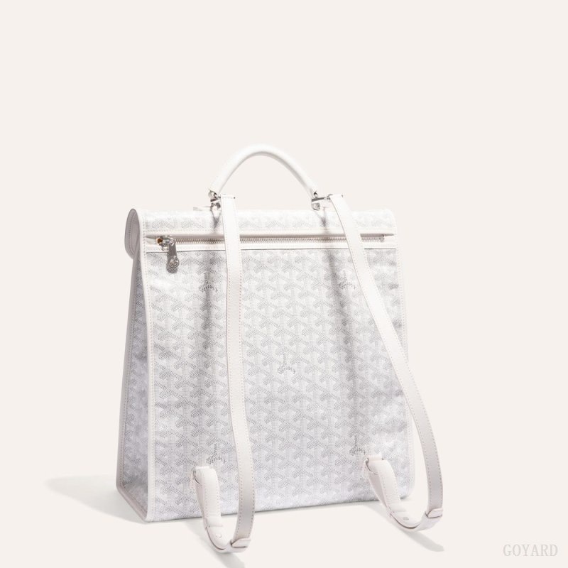 White Goyard SAINT LEGER BACKPACK | AWSB5884