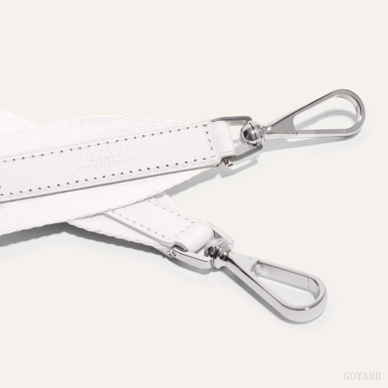 White Goyard SANGLE MM STRAP | BQSH0662