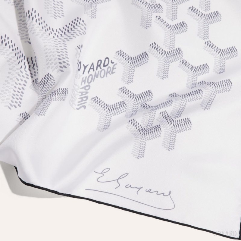 White Goyard SCARF N°1 | VALB9527