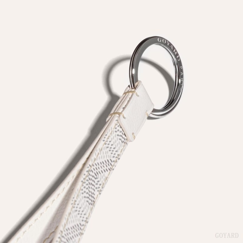 White Goyard SESAME KEY RING | BBCK5067