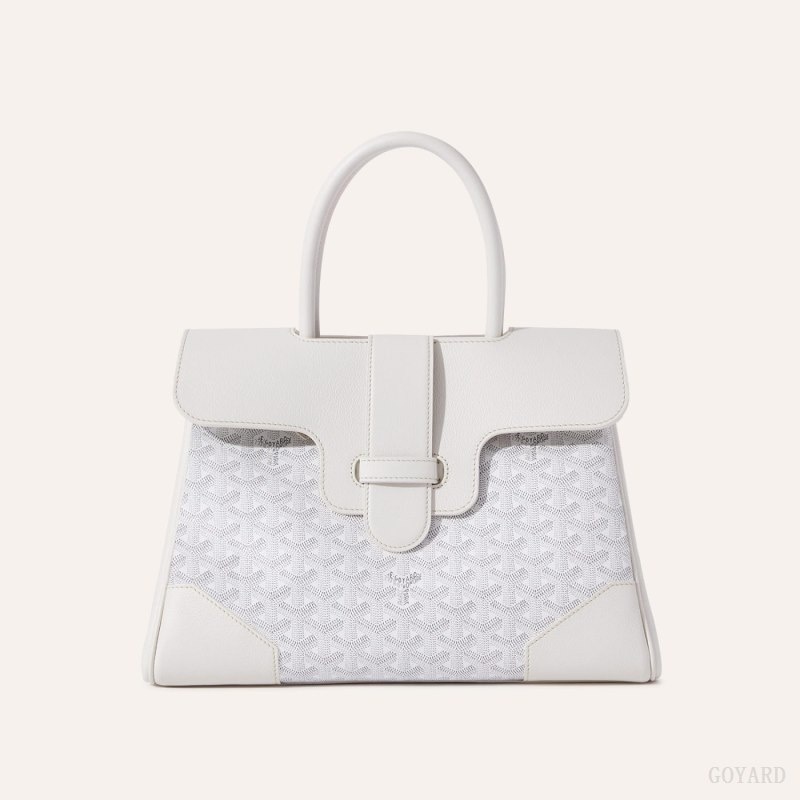 White Goyard Saïgon tote bag | VRTC4436