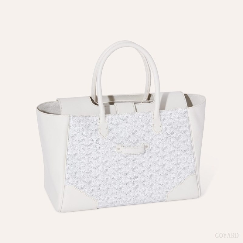 White Goyard Saïgon tote bag | VRTC4436