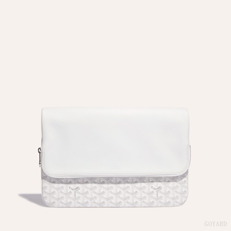 White Goyard Sainte-Marie GM Clutch | AIVX6853