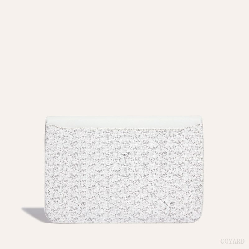 White Goyard Sainte-Marie GM Clutch | AIVX6853