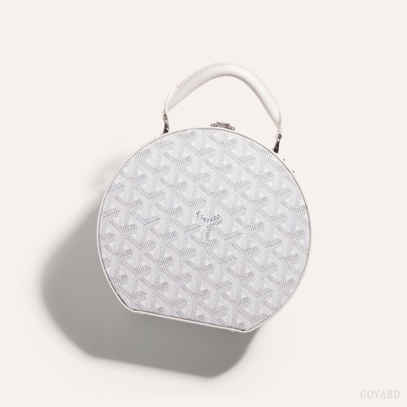 White Goyard THE ALTO HATBOX TRUNK BAG | TATN1056