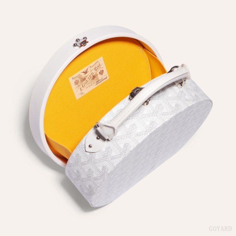 White Goyard THE ALTO HATBOX TRUNK BAG | TATN1056