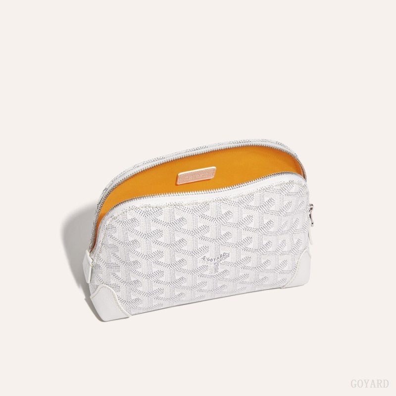 White Goyard Vendôme Cosmetic Pouch | ZCCO1862