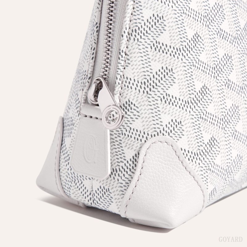 White Goyard Vendôme Cosmetic Pouch | ZCCO1862