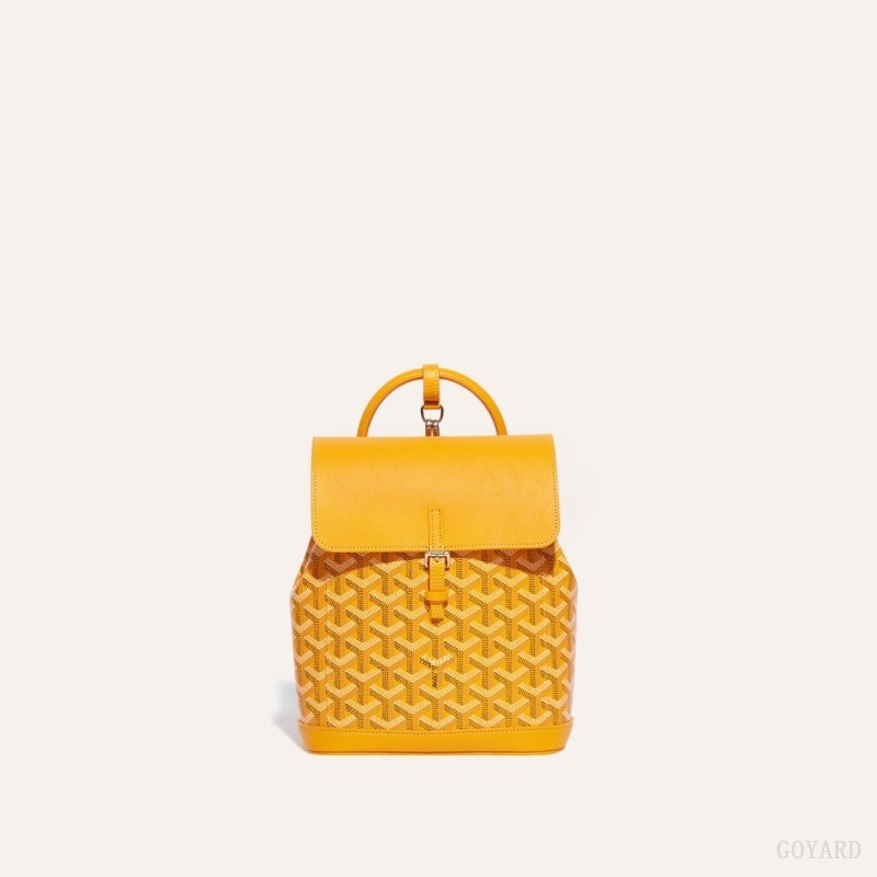 Yellow Goyard Alpin Mini Backpack | BHWE0090