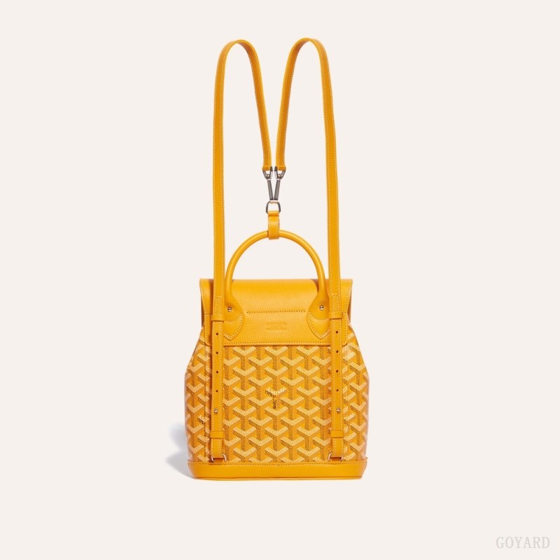 Yellow Goyard Alpin Mini Backpack | BHWE0090