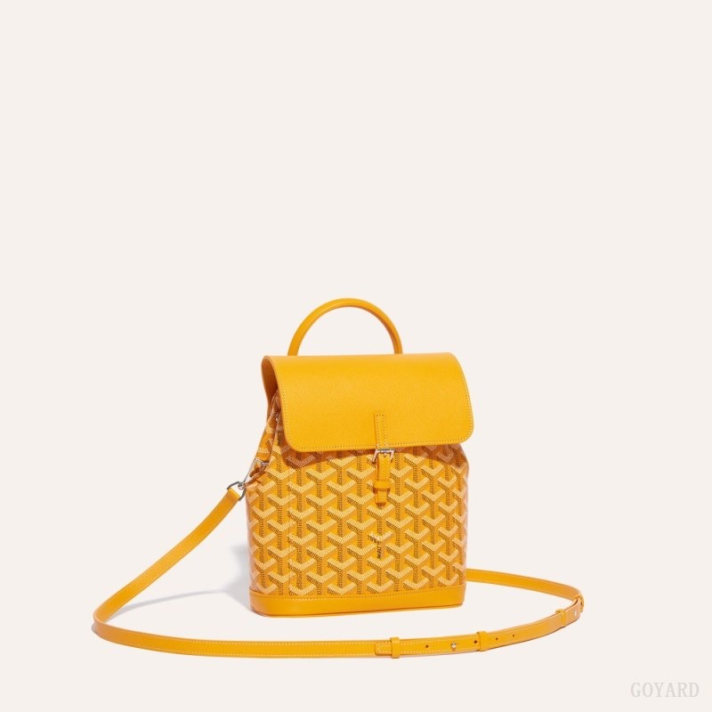 Yellow Goyard Alpin Mini Backpack | BHWE0090