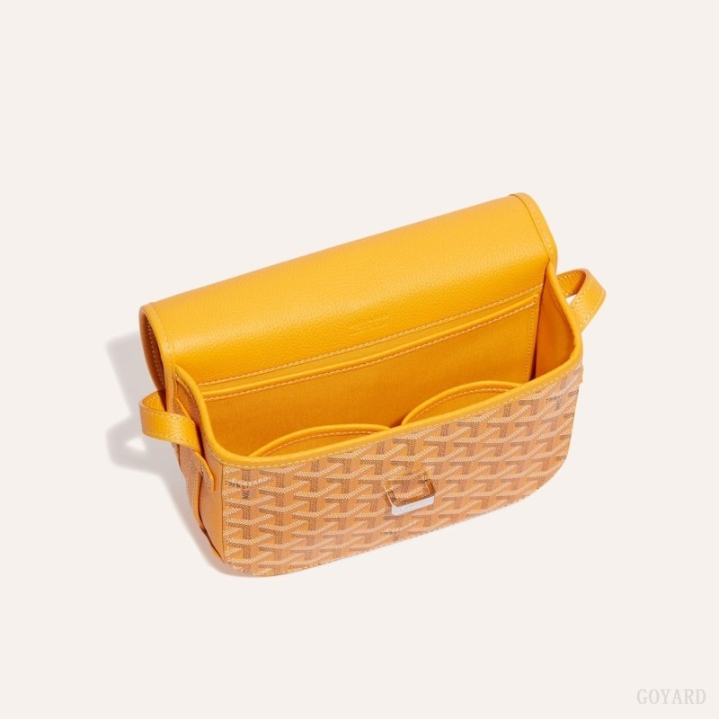 Yellow Goyard Belvedere PM Bag | TFBG4849