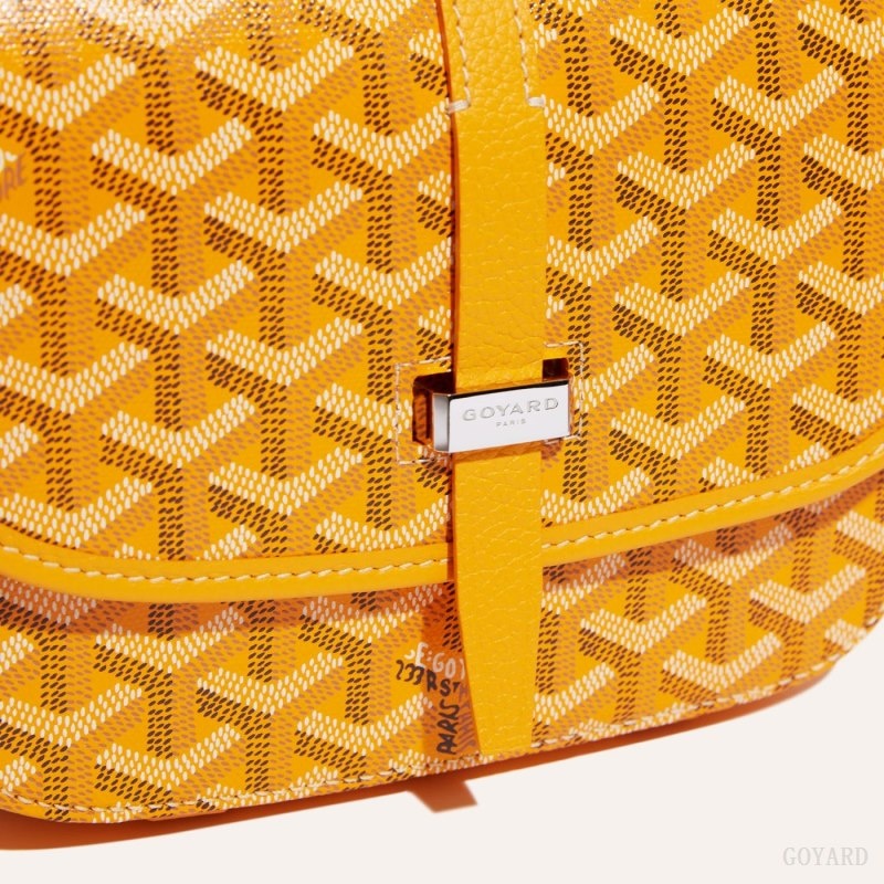 Yellow Goyard Belvedere PM Bag | TFBG4849