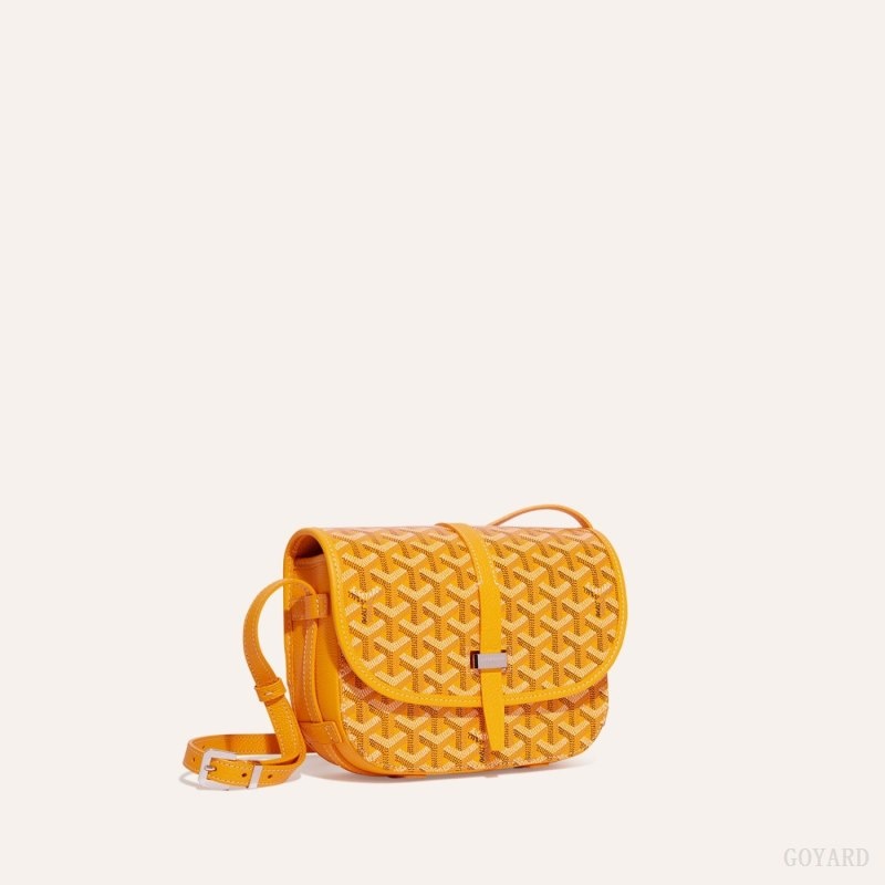 Yellow Goyard Belvedere PM Bag | TFBG4849