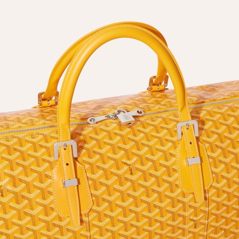 Yellow Goyard Boston 50 bag | KDNS0034