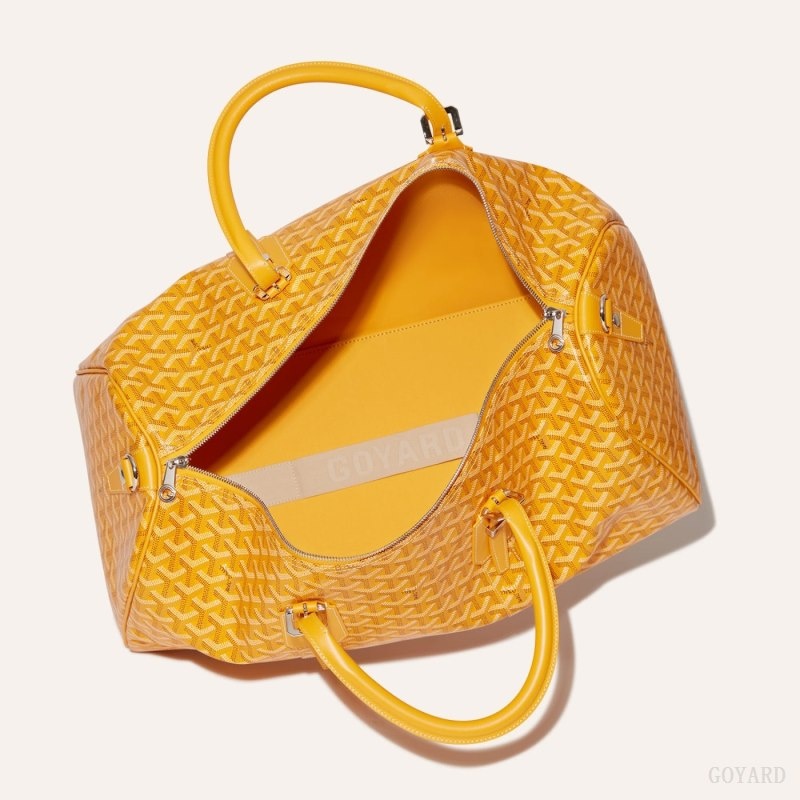 Yellow Goyard Boston 50 bag | KDNS0034