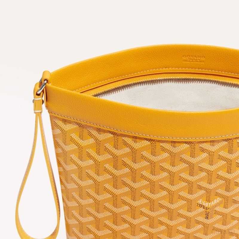 Yellow Goyard Conti pouch | DYOT7894