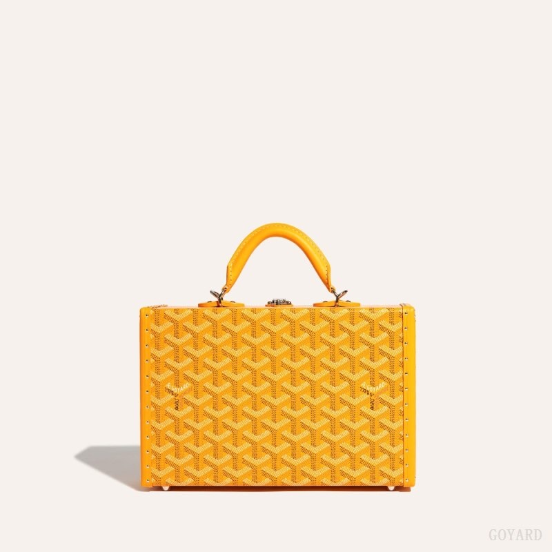 Yellow Goyard Grand Hôtel Trunk Bag | HQTT3529