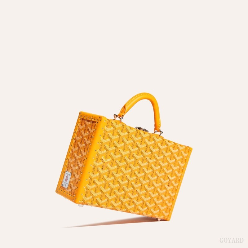 Yellow Goyard Grand Hôtel Trunk Bag | HQTT3529