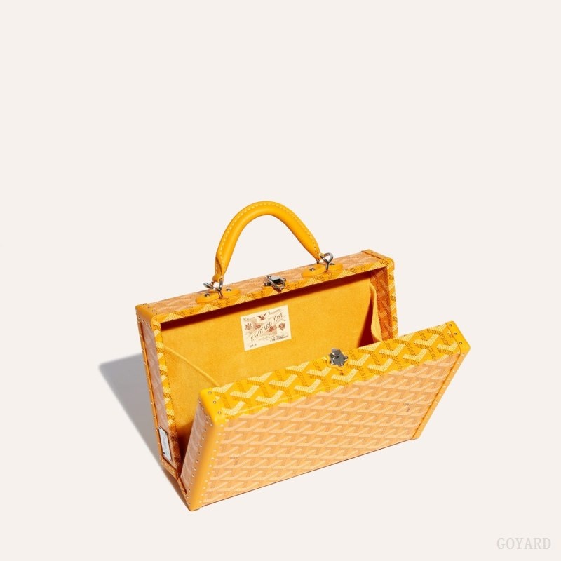 Yellow Goyard Grand Hôtel Trunk Bag | HQTT3529