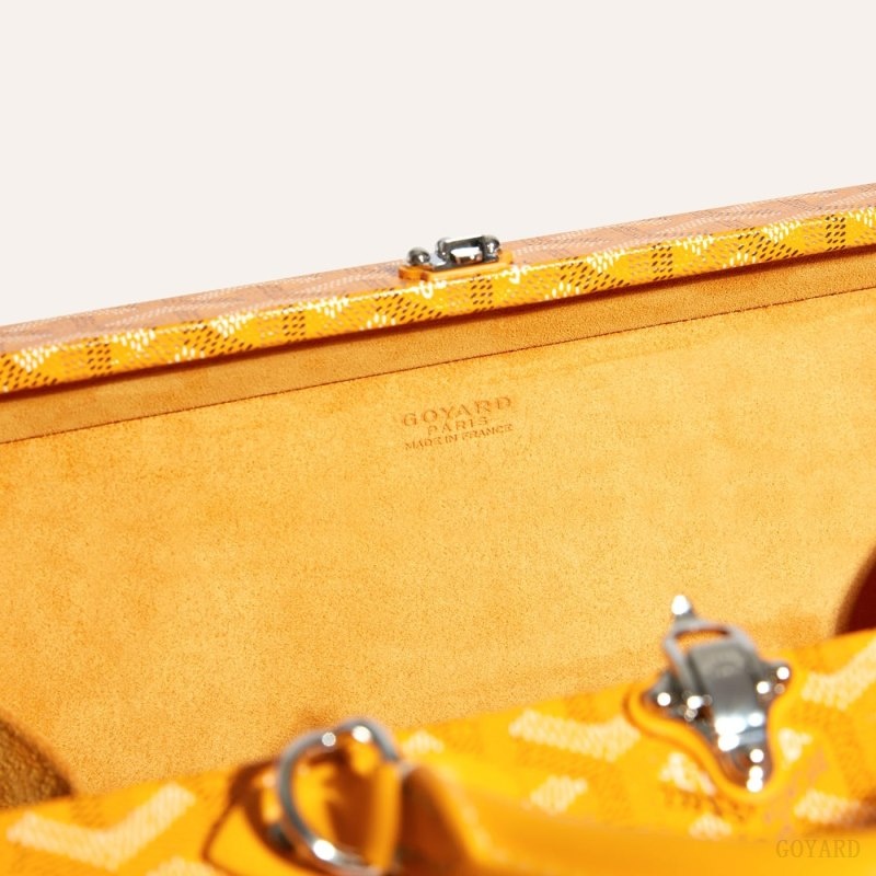 Yellow Goyard Grand Hôtel Trunk Bag | HQTT3529