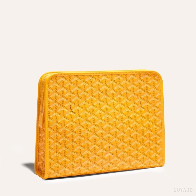 Yellow Goyard JOUVENCE GM TOILET BAG | TUMY1727