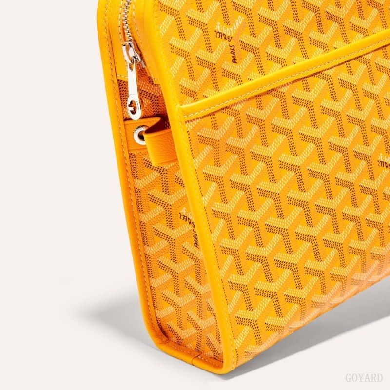 Yellow Goyard JOUVENCE GM TOILET BAG | TUMY1727