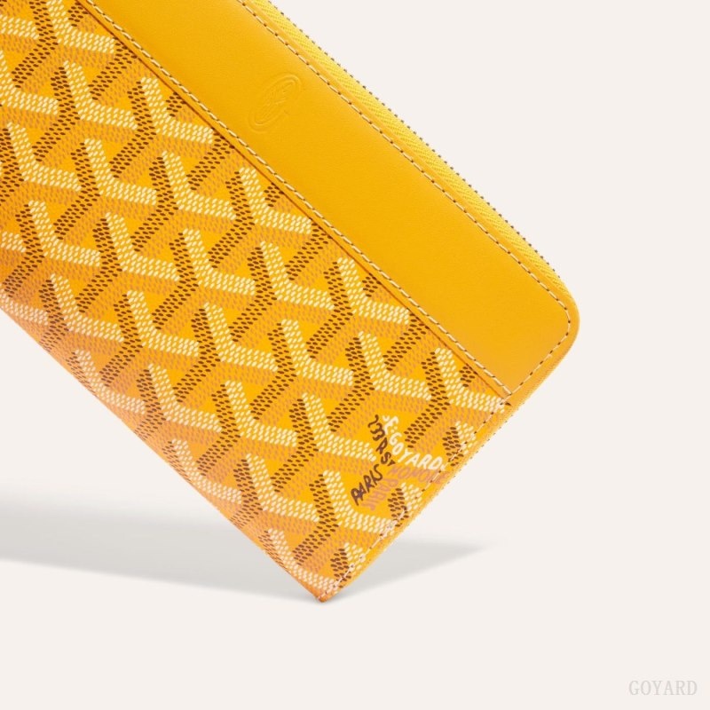 Yellow Goyard MATIGNON GM WALLET | BOTE2286