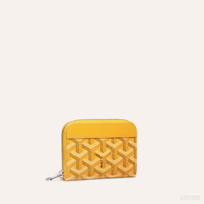 Yellow Goyard MATIGNON MINI WALLET | OBVY7579