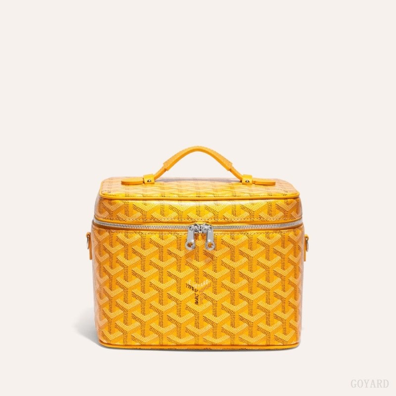 Yellow Goyard MUSE VANITY CASE | HPAP7061