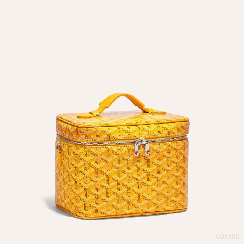 Yellow Goyard MUSE VANITY CASE | HPAP7061