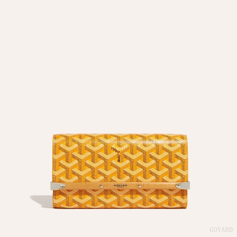 Yellow Goyard Monte-Carlo Mini Case | KMNB1990