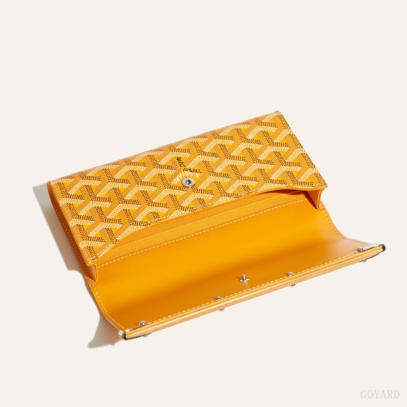 Yellow Goyard Monte-Carlo Mini Case | KMNB1990