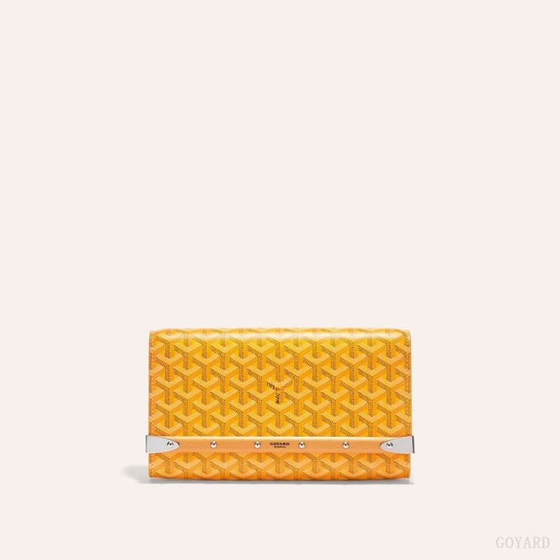 Yellow Goyard Monte-Carlo PM Clutch | AVHF1084