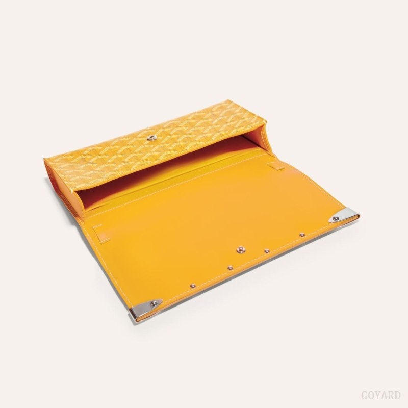 Yellow Goyard Monte-Carlo PM Clutch | AVHF1084