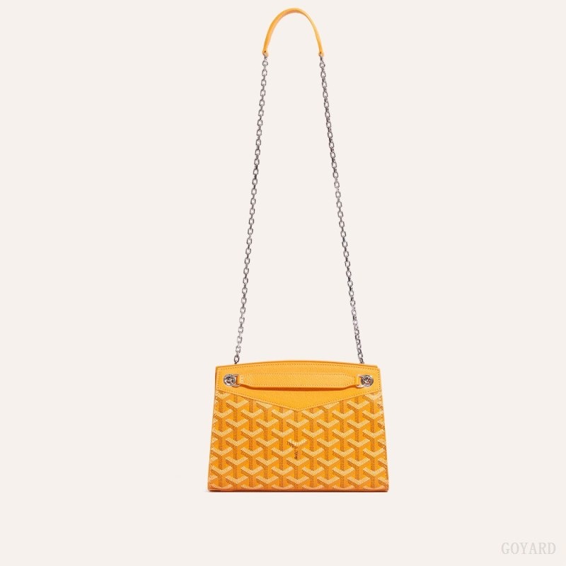 Yellow Goyard Rouette Structuré Mini Bag | JZOW5622