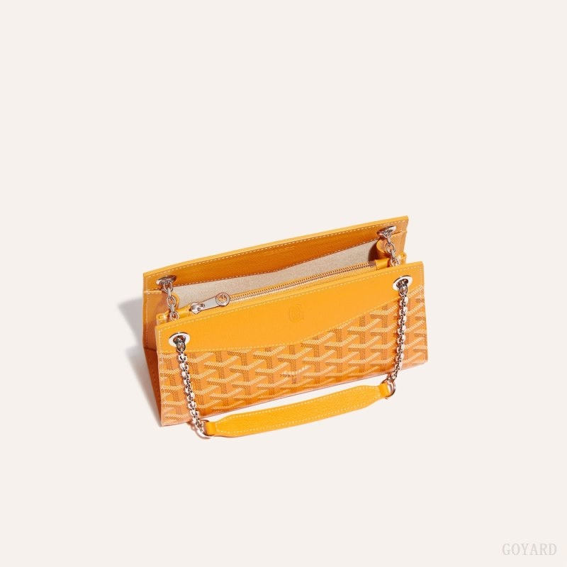 Yellow Goyard Rouette Structuré Mini Bag | JZOW5622