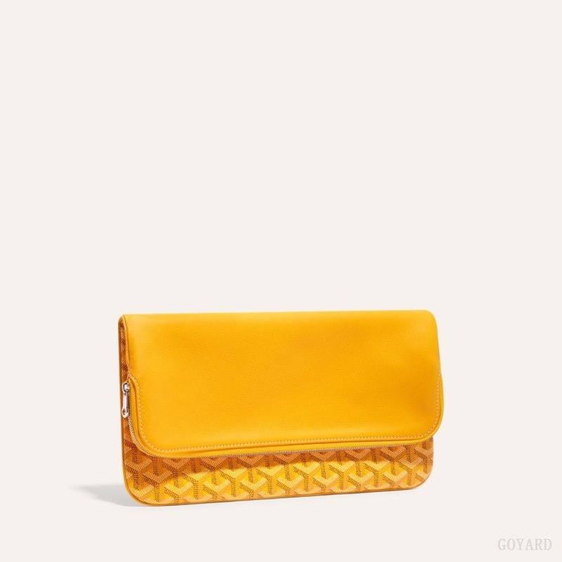 Yellow Goyard SAINTE-MARIE CLUTCH | KADV6432