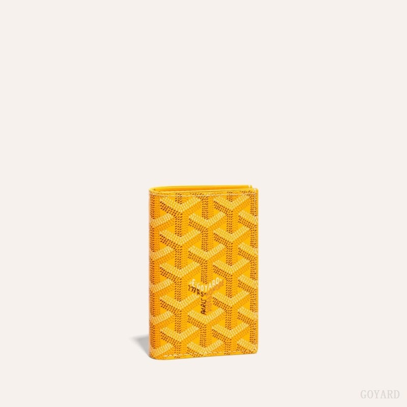 Yellow Goyard SAINT-PIERRE CARD WALLET | JBCQ0372