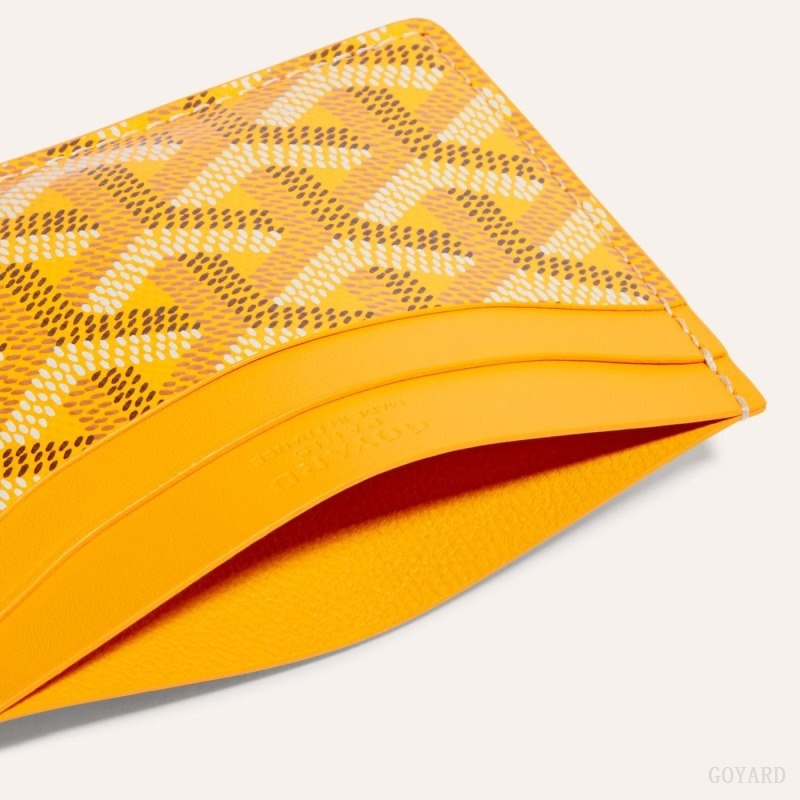 Yellow Goyard SAINT-SULPICE CARD WALLET | RXSZ5621