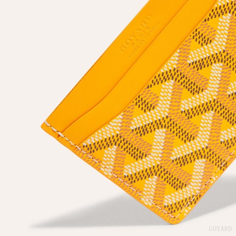 Yellow Goyard SAINT-SULPICE CARD WALLET | RXSZ5621