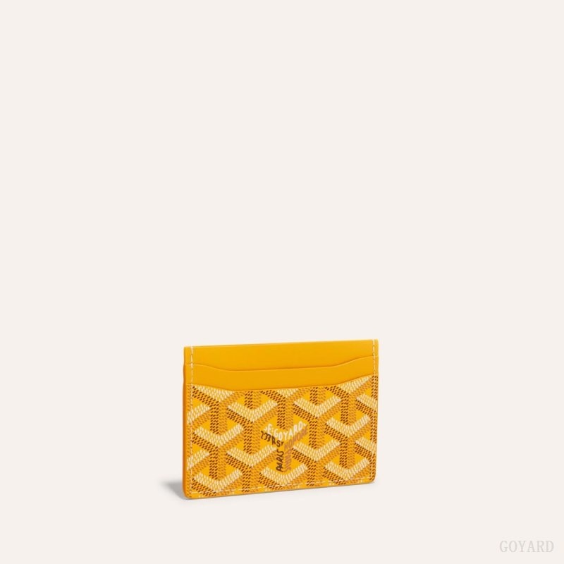 Yellow Goyard SAINT-SULPICE CARD WALLET | RXSZ5621