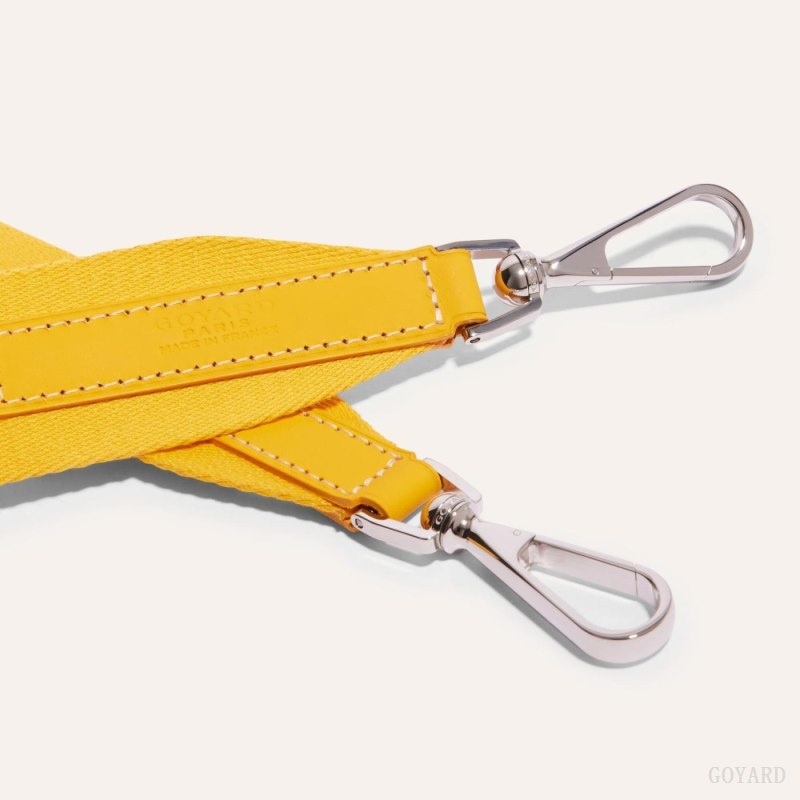 Yellow Goyard SANGLE MM STRAP | QKLG5350