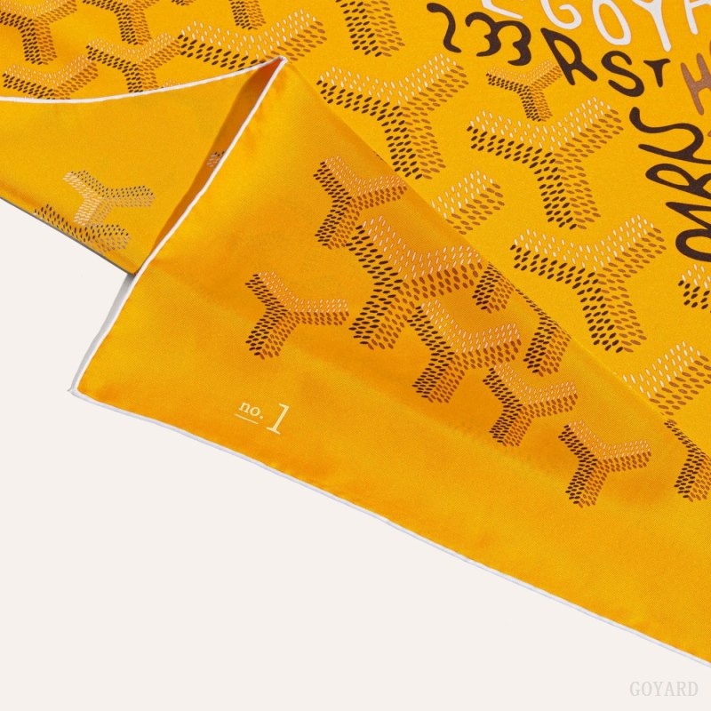 Yellow Goyard SCARF N°1 | KSMH3512