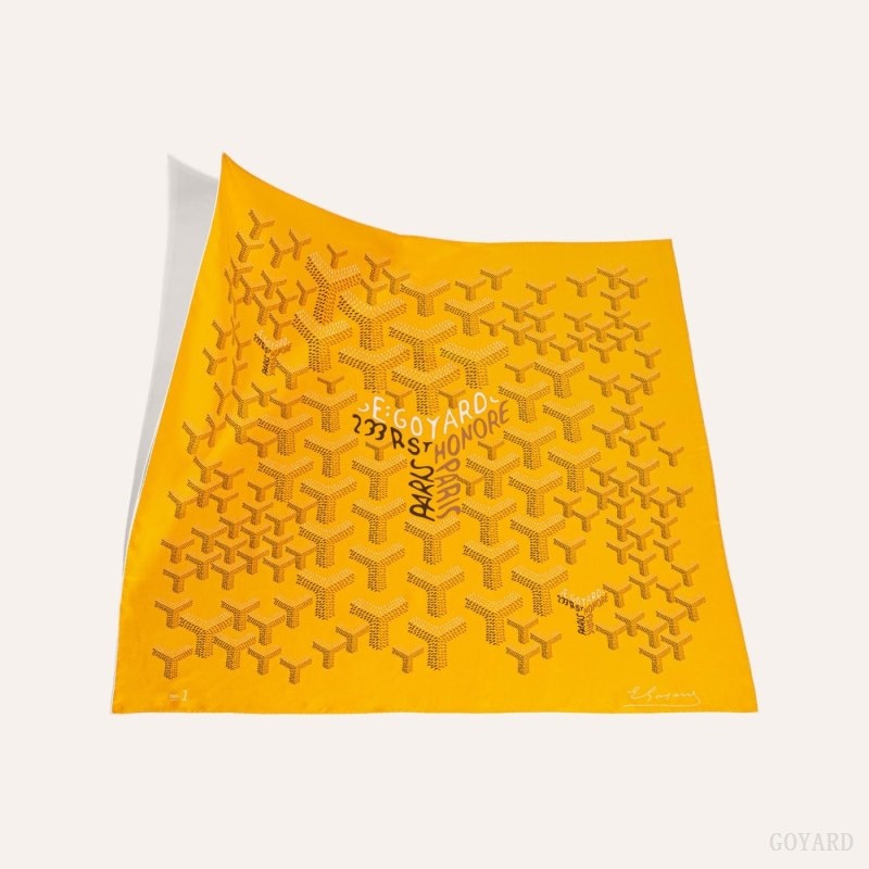 Yellow Goyard SCARF N°1 | KSMH3512