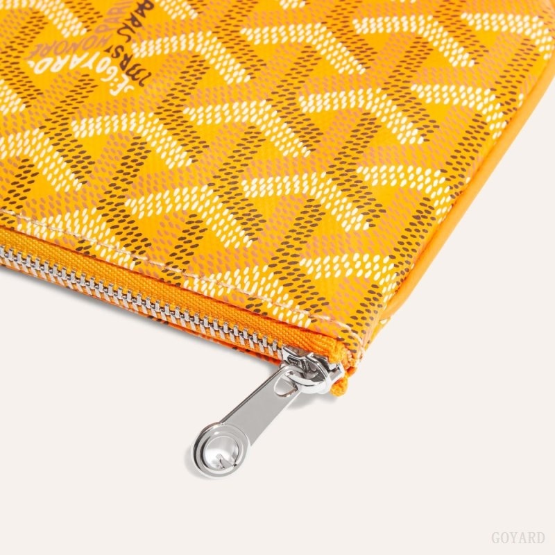 Yellow Goyard SÉNAT MINI WALLET | MDSB8950